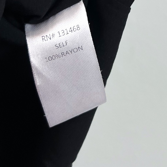 NWT Vici x Nordstrom Woven Tie Front Short Sleeve Romper In Black - Picture 5 of 5